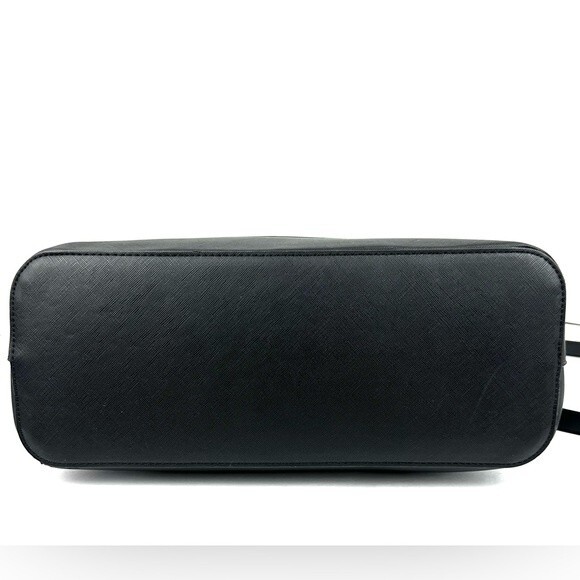 Steve Madden Black Large Dome Crossbody Bag with Gold Hardware/scarf accessorie - Picture 10 of 16